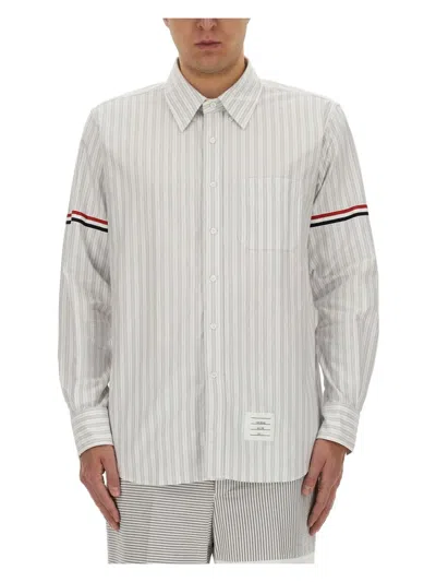 THOM BROWNE MEN'S STRAIGHT FIT SHIRT