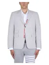 Thom Browne Striped Jacket In Grey