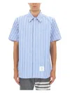 Thom Browne Vertical Striped Short Sleeve Shirt