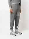 Thom Browne 4-bar Knitted Track Pants In 035 Med Grey