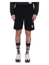 Thom Browne Sweatshirt Bermuda In Black