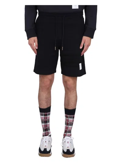 Thom Browne Sweatshirt Bermuda In Black