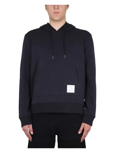 THOM BROWNE MEN'S SWEATSHIRT WITH EMBROIDERY