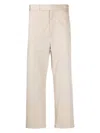 Thom Browne Typewriter Cloth Chino Pants In Khaki