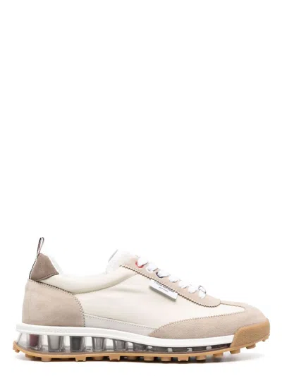 Thom Browne Men's Tech Runner Sneaker In Beige