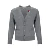 Thom Browne Wool Cardigan In Gray