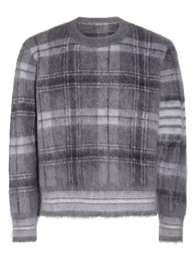 THOM BROWNE MEN'S TIMELESS TARTAN JUMPER SWEATER