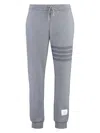 Thom Browne 4-bar Wool Track Pants In Grey