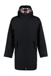Thom Browne T-dart Gabardine Parka In Blue