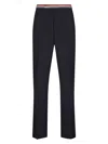 Thom Browne Rwb Blue Wool Pants In Blue