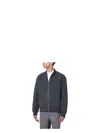 Thom Browne Ribbed High Collar Jacket With Side Pockets