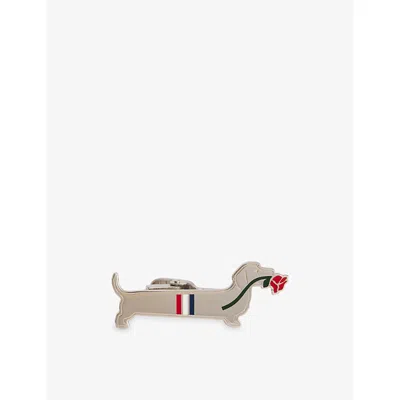 Thom Browne Mens Limousine Hector Sterling Silver Tie Clip