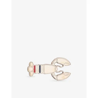 Thom Browne Mens Lobster Sterling Silver Tie Bar