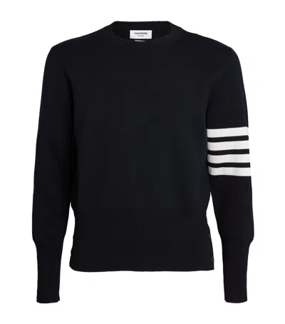 THOM BROWNE MERINO WOOL -BAR SWEATER