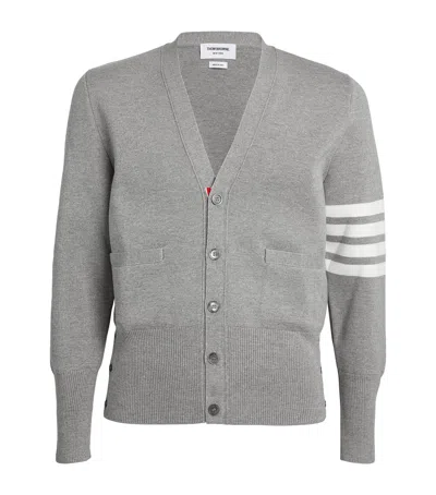 THOM BROWNE MERINO WOOL 4-BAR CARDIGAN