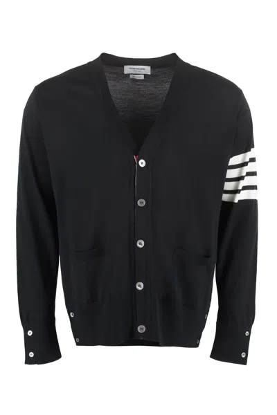THOM BROWNE THOM BROWNE MERINO WOOL CARDIGAN