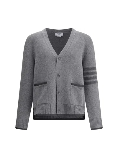 THOM BROWNE MERINO WOOL CARDIGAN