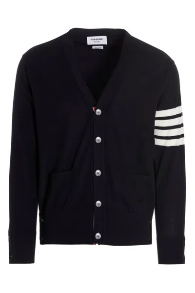 THOM BROWNE MERINO WOOL CARDIGAN