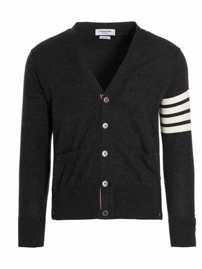 THOM BROWNE THOM BROWNE MERINO WOOL CARDIGAN