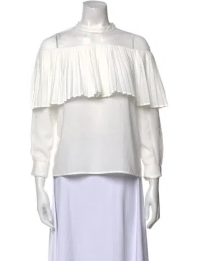 Pre-owned Thom Browne Merino Wool Crew Neck Sweater In Blue