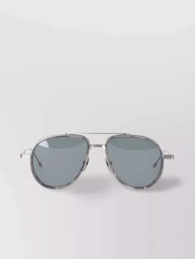 Thom Browne Metal Frame Aviator Sunglasses