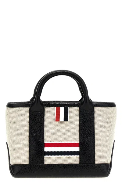 Thom Browne 'micro Tool Tote' Handbag In Black