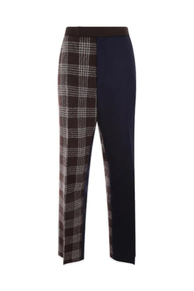 Thom Browne Mid Rise Check Trousers