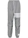 Thom Browne 4bar Trackpants In Grey