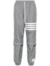 Thom Browne 4bar Trackpants In Grey