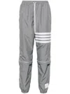 Thom Browne 4bar Trackpants In Grey