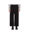 Thom Browne Mid-rise Tapered Chinos With Belt Loops In Black