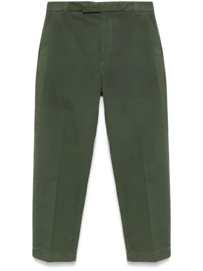 THOM BROWNE THOM BROWNE MID RISE TAPERED CHINOS