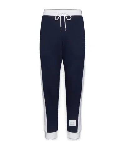 Thom Browne Mid-rise Track Trousers In Black