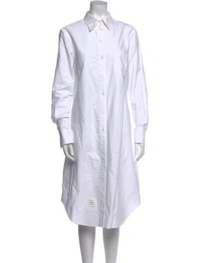 Pre-owned Thom Browne Midi Length Dress In Multi