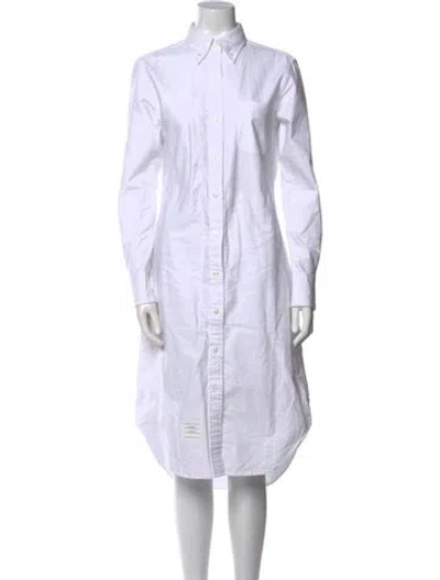 Pre-owned Thom Browne Midi Length Dress In Multi
