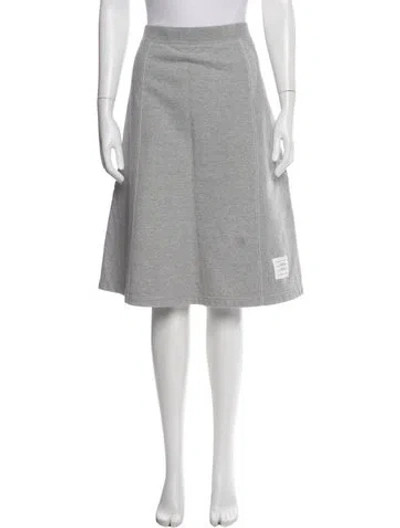 Pre-owned Thom Browne Midi Length Skirt In Gray
