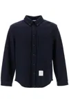 Thom Browne Midnight Blue Cotton Blend Oversize Shirt