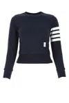 Thom Browne 4-bar Milano Stitch Jumper In Blue