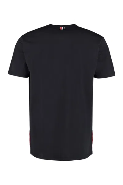 Thom Browne Midnight Blue Cotton T-shirt