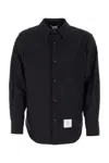 Thom Browne Herringbone Wool Blend Overshirt