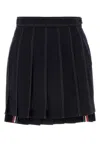 Thom Browne Midnight Blue Wool Skirt In Blue