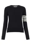 Thom Browne Midnight Blue Wool Sweater In Navy