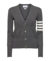 Thom Browne 4-bar Classic V-neck Cardigan