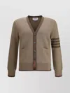 Thom Browne Milano Cardigan In Brown