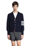 Thom Browne Milano Stitch 4-bar Cardigan In Black