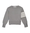 Thom Browne Milano-stitch 4-bar Sweater In Grey