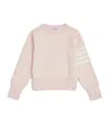 Thom Browne Milano-stitch 4-bar Sweater In Pink