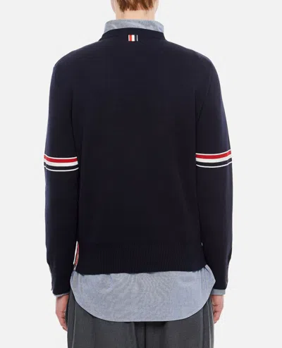 THOM BROWNE MILANO STITCH CREWNECK PULLOVER