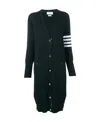 Thom Browne Milano Stitch Merino Cardigan In Black