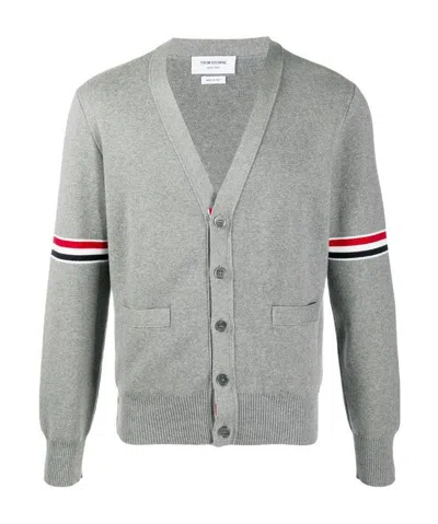 THOM BROWNE THOM BROWNE 4-BAR STRIPE V-NECK CARDIGAN